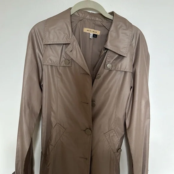 See by Chloe Trench Coat with Belt